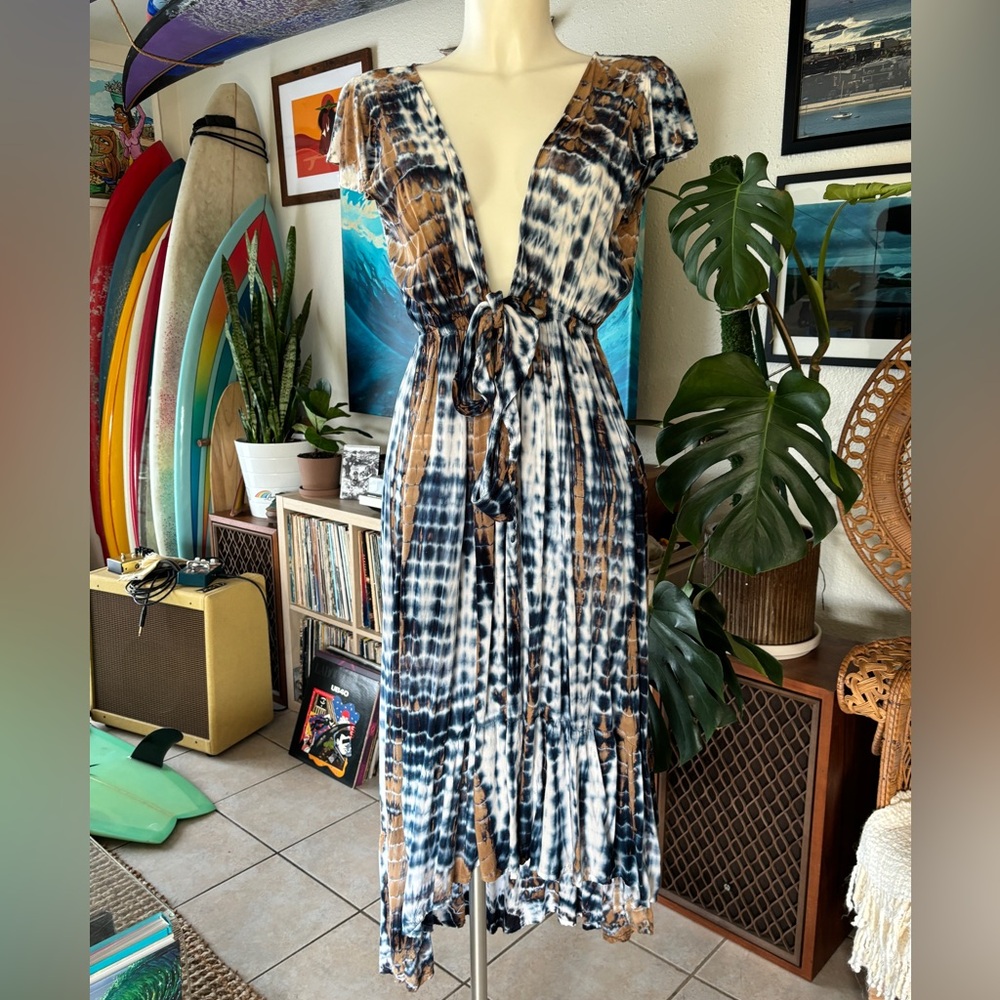 Tiare Hawaii Tie-Dye Maxi Dress